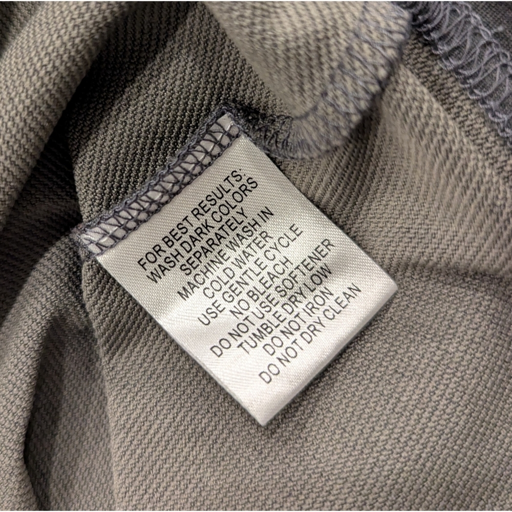 Masters Tech Active Half Zip Grey Pullover Size S… - image 5